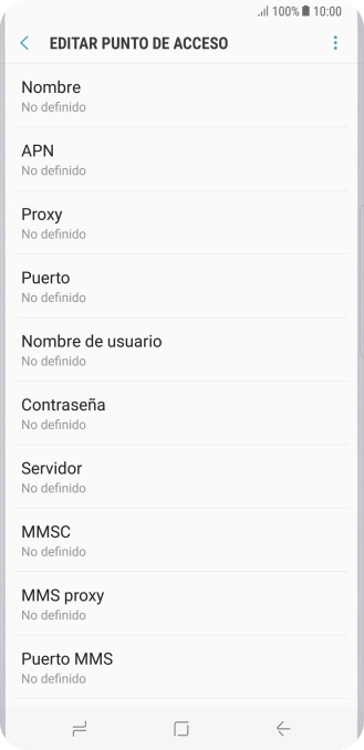 Pulsa Nombre.