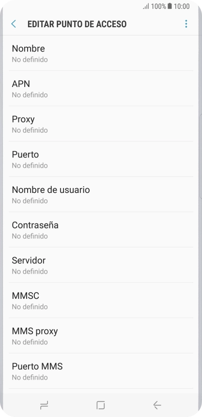 Pulsa Nombre.