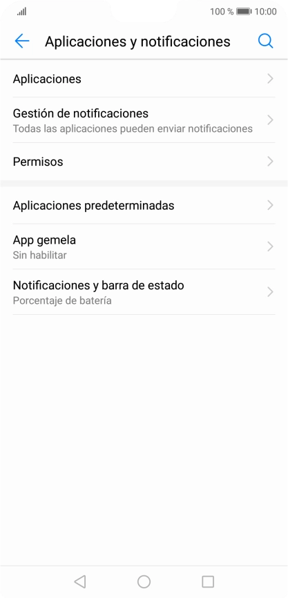 Pulsa Gestión de notificaciones.