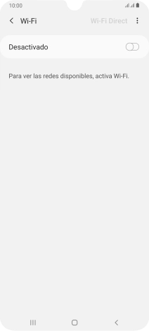 Pulsa el indicador para activar la función.