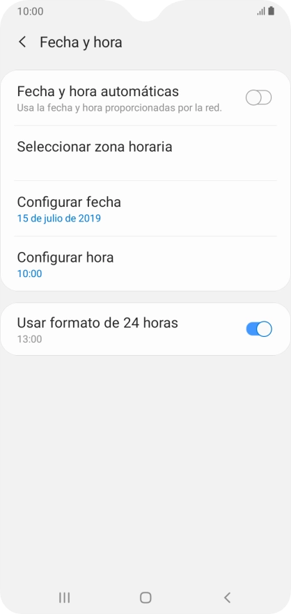 Pulsa el indicador junto a 
