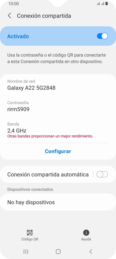 Pulsa la tecla de inicio para terminar y regresar a la pantalla de inicio.