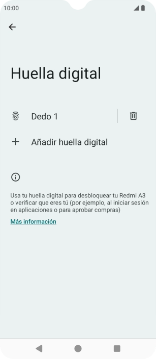 Pulsa la tecla de retroceso.