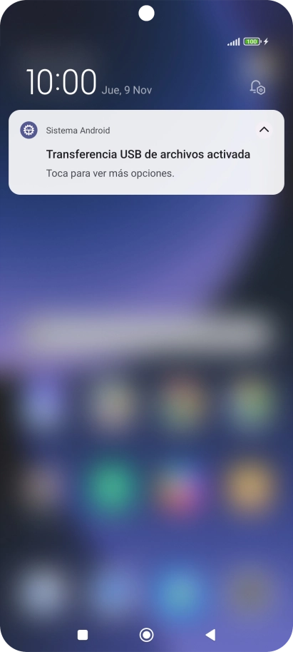 Pulsa Toca para ver más opciones..