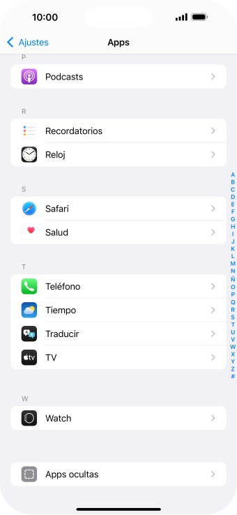Pulsa Teléfono.