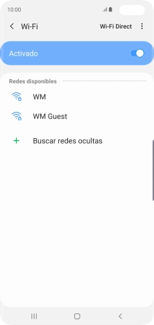 Pulsa el icono de menú.