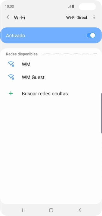 Pulsa el icono de menú.