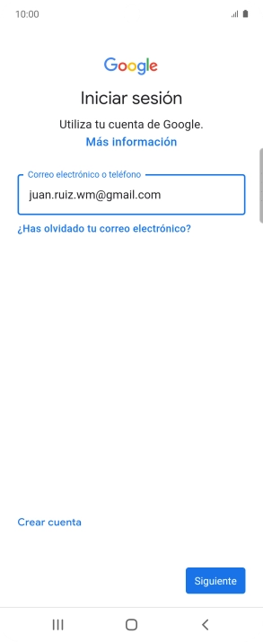 Pulsa Siguiente.