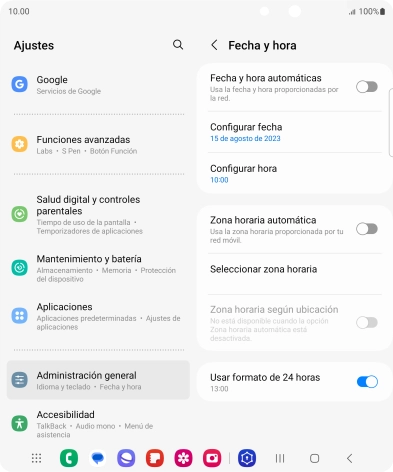 Pulsa el indicador junto a 