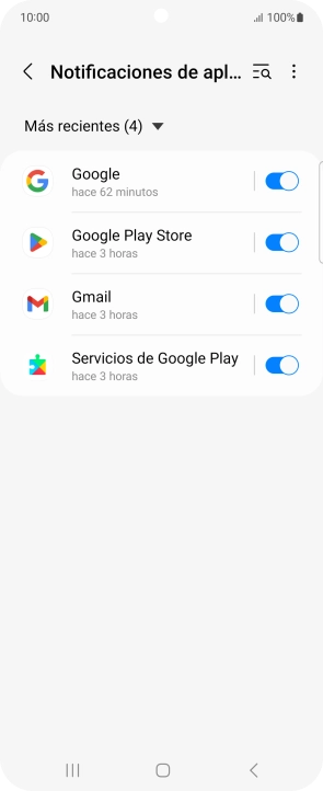 Pulsa la lista desplegable.