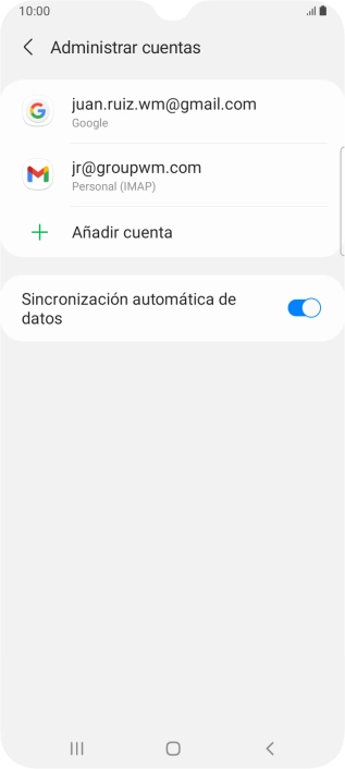 Pulsa la tecla de inicio para terminar y regresar a la pantalla de inicio.