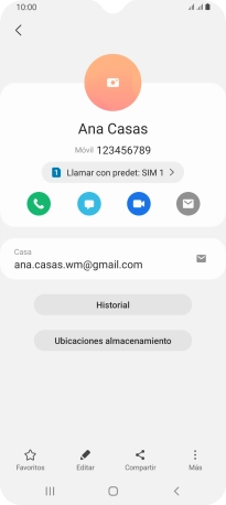 Pulsa la flecha hacia la derecha.