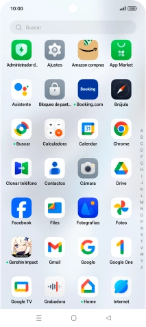 Pulsa Fotografías y desplázate a la carpeta deseada.