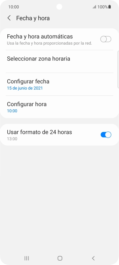 Pulsa el indicador junto a 
