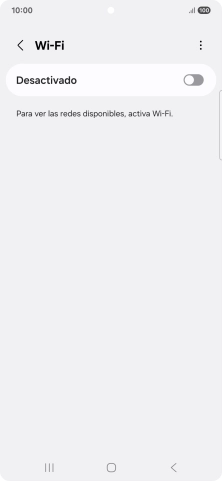 Pulsa el indicador para activar la función.