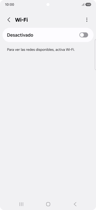 Pulsa el indicador para activar la función.