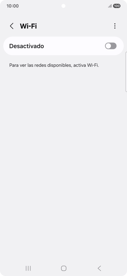Pulsa el indicador para activar la función.