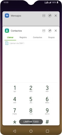 Para cerrar una sola aplicación en ejecución, desliza el dedo hacia la derecha sobre la aplicación deseada.