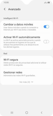 Pulsa el indicador junto a 