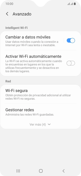 Pulsa el indicador junto a 