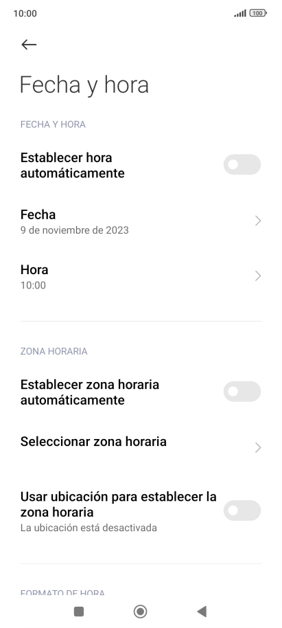 Pulsa el indicador junto a 