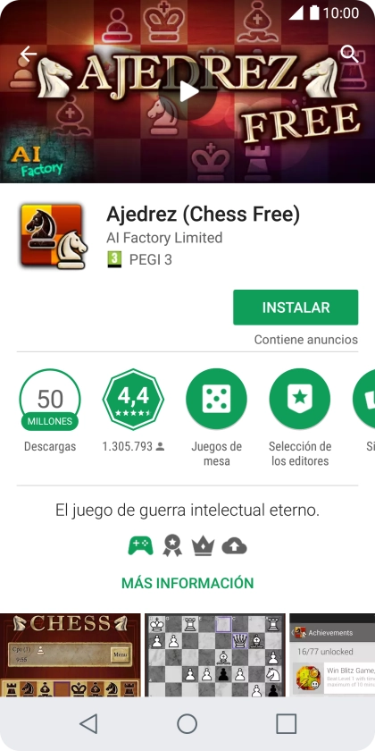 Pulsa INSTALAR y sigue las indicaciones de la pantalla para instalar la app.