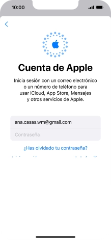 Pulsa Contraseña e introduce la contraseña de tu ID de Apple.