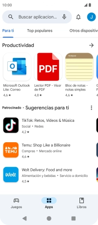 Pulsa el icono de perfil.