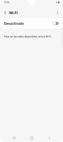 Pulsa el indicador para activar la función.