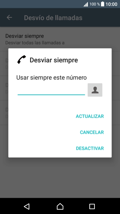 Pulsa DESACTIVAR.