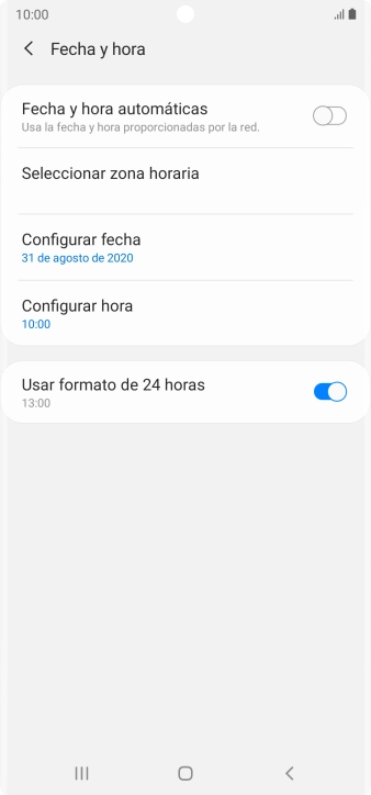 Pulsa el indicador junto a 