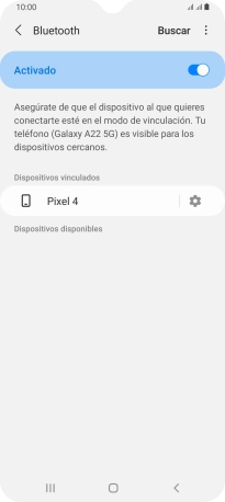 Pulsa la tecla de inicio para terminar y regresar a la pantalla de inicio.