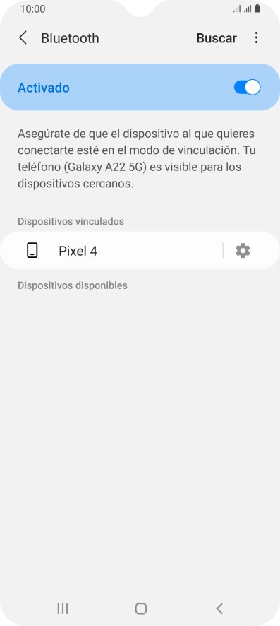 Pulsa la tecla de inicio para terminar y regresar a la pantalla de inicio.