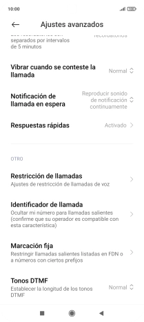 Pulsa Marcación fija.