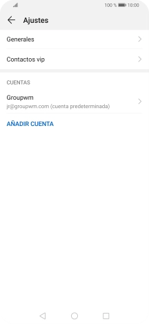 Pulsa la cuenta deseada.