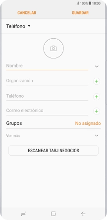 Pulsa Nombre e introduce el nombre deseado.