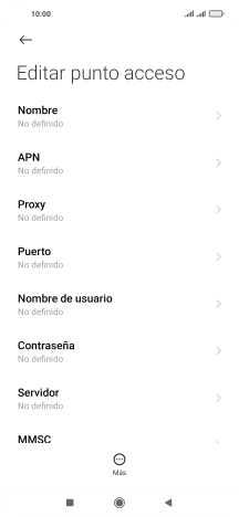 Pulsa Nombre.
