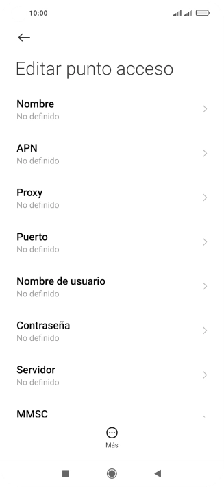 Pulsa Nombre.