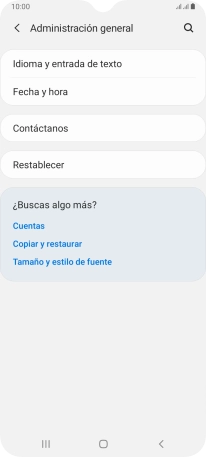 Pulsa Fecha y hora.