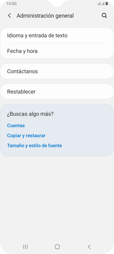 Pulsa Fecha y hora.