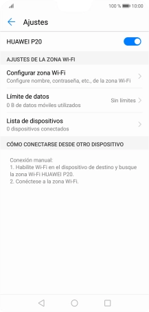 Pulsa la tecla de inicio para terminar y regresar a la pantalla de inicio.