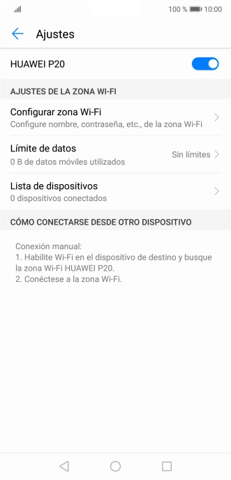 Pulsa la tecla de inicio para terminar y regresar a la pantalla de inicio.