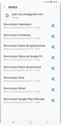 Pulsa la tecla de inicio para terminar y regresar a la pantalla de inicio.