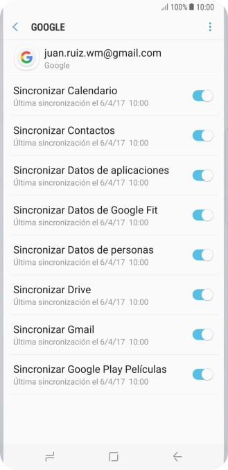 Pulsa la tecla de inicio para terminar y regresar a la pantalla de inicio.