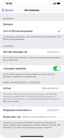 Pulsa Respuesta automática a.