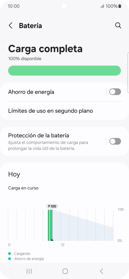 Pulsa Ahorro de energía.