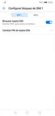 Pulsa el indicador junto a 
