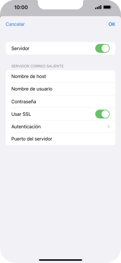 Pulsa el indicador junto a 