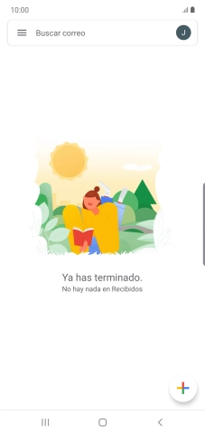 Pulsa el icono de cuenta de correo electrónico.