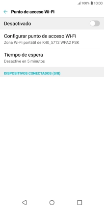 Pulsa Configurar punto de acceso Wi-Fi.